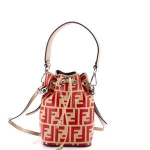 Fendi Mon Tresor Bucket Bag Zucca #247975F12B
